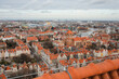 View of Gdańsk from the observation tower of St. Mary's Basilica. Gdańsk, Poland.