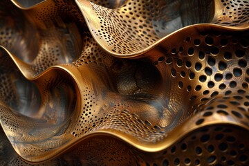 Wall Mural - hammered texture background