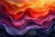 Creative bright colors wavy fabrics. Abstract background, textured canvas.