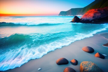 Wall Mural - Beach And Rock