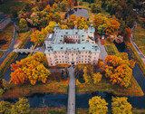 Fototapeta  - Rydzyna - view from a drone