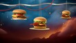 hamburger in time trapeze --no text --ar 16:9 --quality 0.5 --stylize 0 --v 5.2 Job ID: ae9d2c13-f656-4787-97a6-6c0cadab0f9d