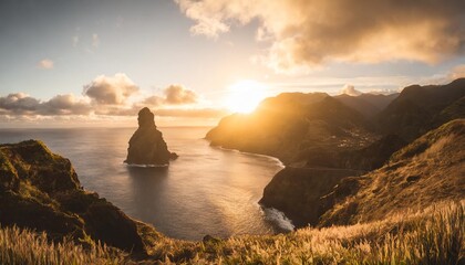 Sticker - beautiful nature of madeira portugal