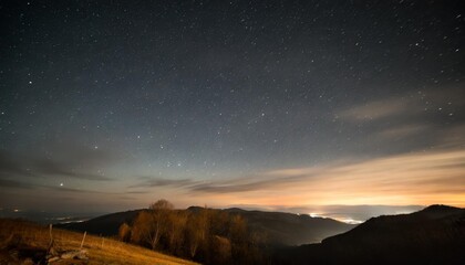 Sticker - moving stars in the night sky while orbiting earth