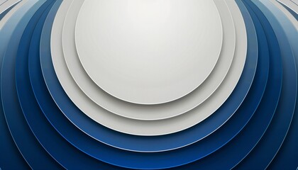 Modern blue white abstract presentation background with empty space for text in the middle