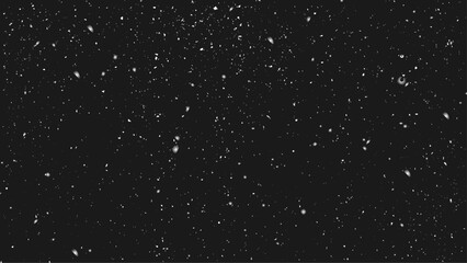 Wall Mural - starry night sky. star universe background illustration. snowflake elements, snowy backdrop. vector 
