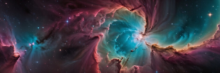 Wall Mural - Space galaxy background, Galaxy background, Starry cosmic nebula and deep space universe galaxies.