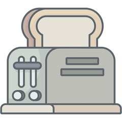 Canvas Print - Toaster Sticker