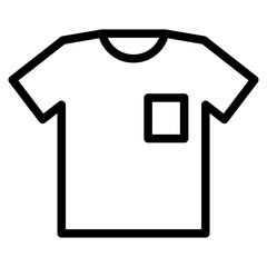 Wall Mural - t shirt icon