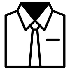 Wall Mural - Uniform icon., formal shirt icon