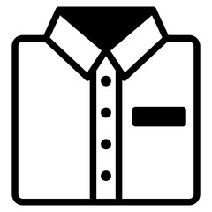 Wall Mural - Uniform icon., formal shirt icon