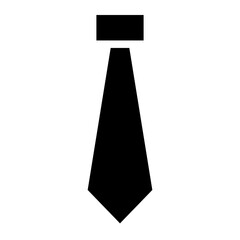 Wall Mural - The tie icon. Necktie and neckcloth symbol. Flat