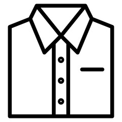 Wall Mural - Uniform icon., formal shirt icon