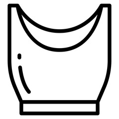 Wall Mural - tank top icon