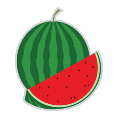 Poster - Watermelon Fruit Sticker