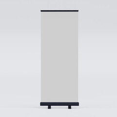 Canvas Print - empty signage stand design template. mockup display for advertising, poster, billboard or represent 