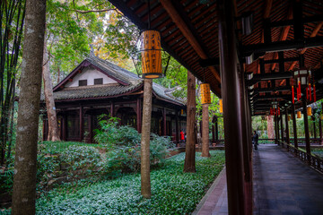 Wall Mural - Du Fu Thatched Cottage Park, Chengdu, China