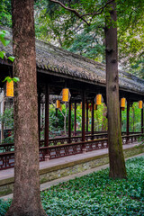 Canvas Print - Du Fu Thatched Cottage Park, Chengdu, China