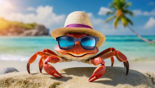 sun, sand, and stylish shades: a summer tale of crabby's beach bonanza
