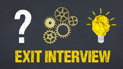 Canvas Print - Exit Interview	