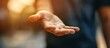 © RMedia - Man's hand reaching out offering help and support. Help, support, care concept