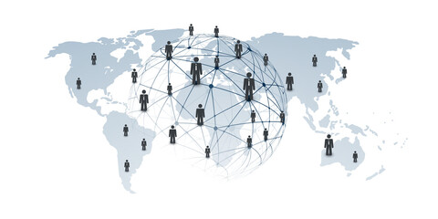 digital networks, it, global business connections - team work or social media concept design with gl