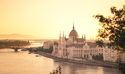 Wall Mural - The Hungarian Parliament in Budapest