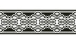 ornamental pattern border Design Template