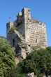 Ruins of walls and bastions of Antalya Castle. Antalya Castle was built during the Anatolian Seljuk period.