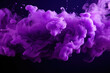 Purple Ethereal Smoke: Abstract Flames Texture