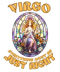 Wall Mural - Virgo. Everything Must Be Just Right. virgo astrology