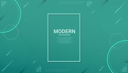 Wall Mural - abstract modern gradient geometric shape with blank background