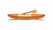 Hawaii sup surf icon flat vector. Paddle board. Stand
