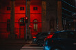 Street of Milan at night. Porta Venezia, Corso Buenos Aires, Milan, Italy 25.12.2023 