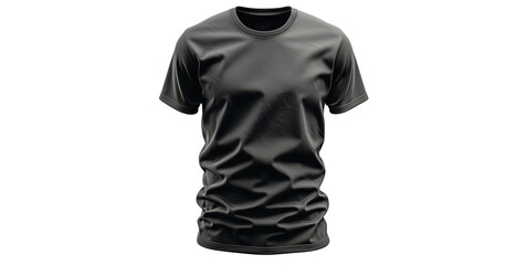 Black t-shirt suitable for use in advertising. Technology products and website design work Image generated by AI