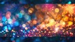 Abstract colorful bokeh lights background for festive occasions , colored abstract blurred light background layout design can be use for background concept or festival background.

