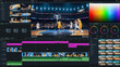 © Gorodenkoff - Basketball Championship Color Grading Software UI. Super Cool Stylish Editing in AI Application Tool that Transform Tournament Highlights, Goals and Victories in an Advanced Mock-up User Interface
