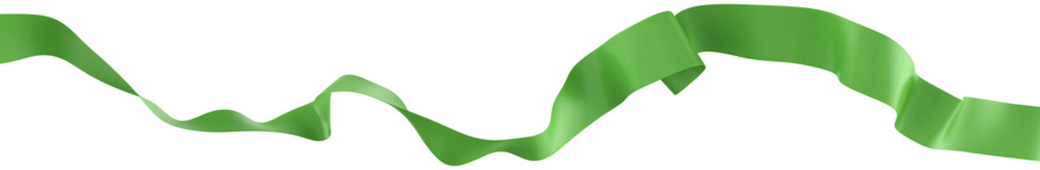 Wall Mural - smooth ribbon isolated on transparent background. 3d render.