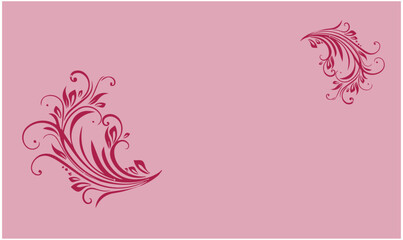 Wall Mural - creative pink corner, stylish corner art design