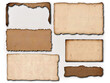 © krismicrostoker - set vintage paper scraps pieces junk journal