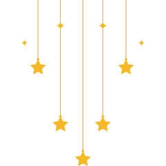 Canvas Print - Hanging Star Decoration