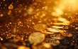 Radiant Revolution: Golden Bitcoin Sparkles in Crypto Landscape