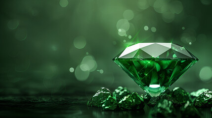 green diamond , generative ai