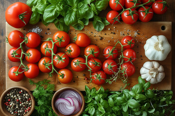 Wall Mural - La planche à légumes