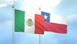 Mexico and Chile Flag Together A Concept of Relations