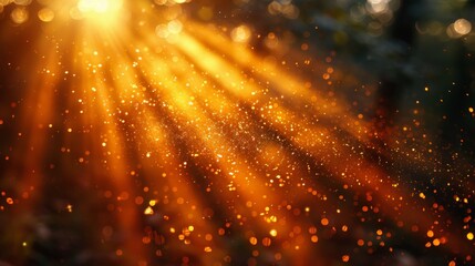 Aufkleber - Sun flash modern with rays and spots. Special lens flare effect for your design.