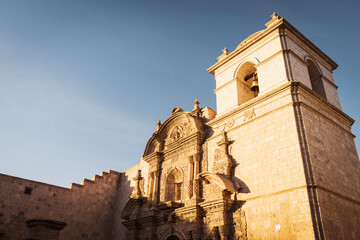 inside of the monastery Santa catalina in Arequipa Peru