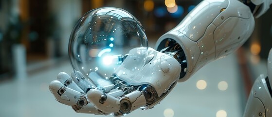 Aufkleber - Business chatGPT programming development. Robot chatting with customer on messenger or social networks. AI chat bot chatting with customer.