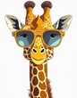 Giraffe mit Sonnenbrille