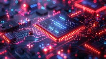 Aufkleber - The process of developing software for laptops, phones, and tablets. Programming, coding apps. Computer technology banner. 3D rendering.